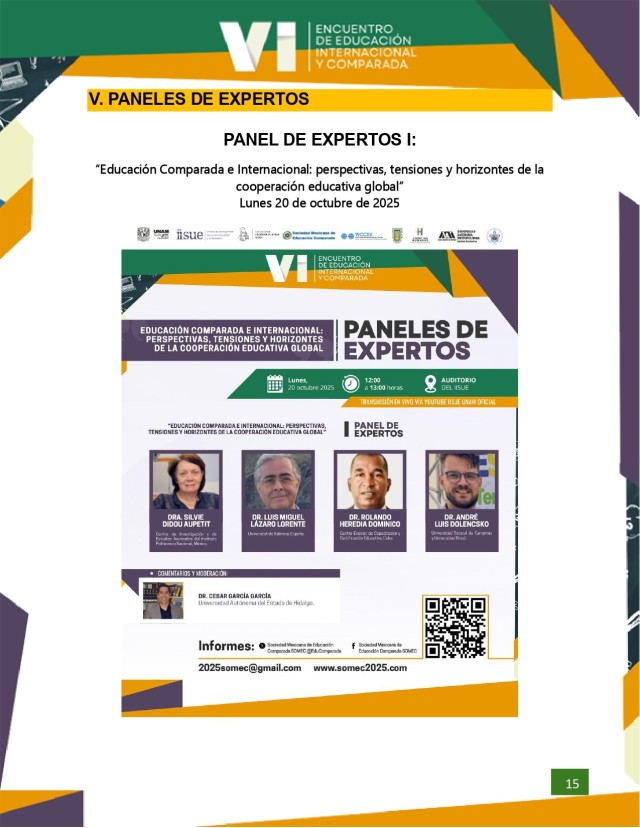 VI Encuentro de Educación Internacional y Comparada